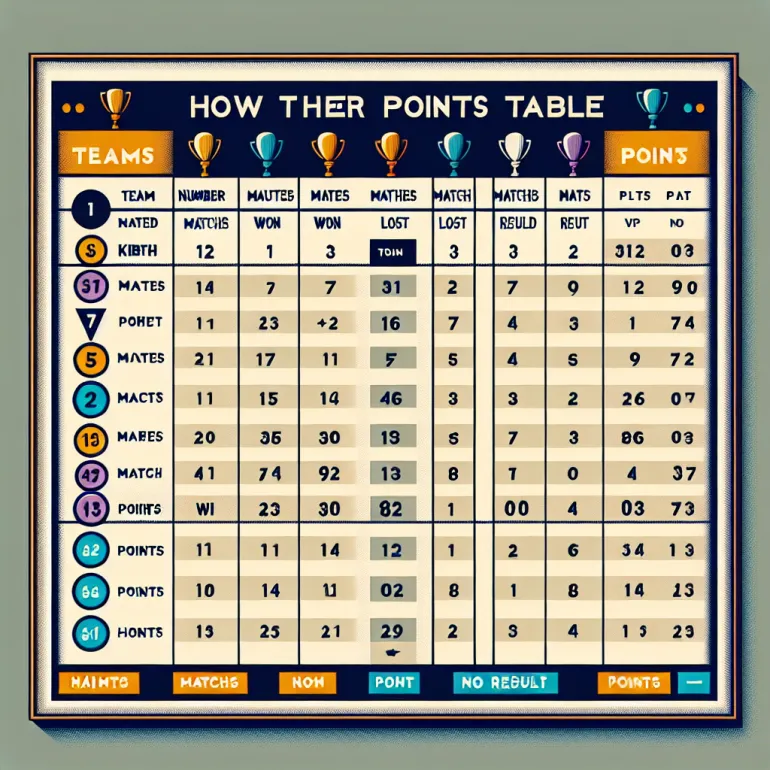 Ipl 2012 point table